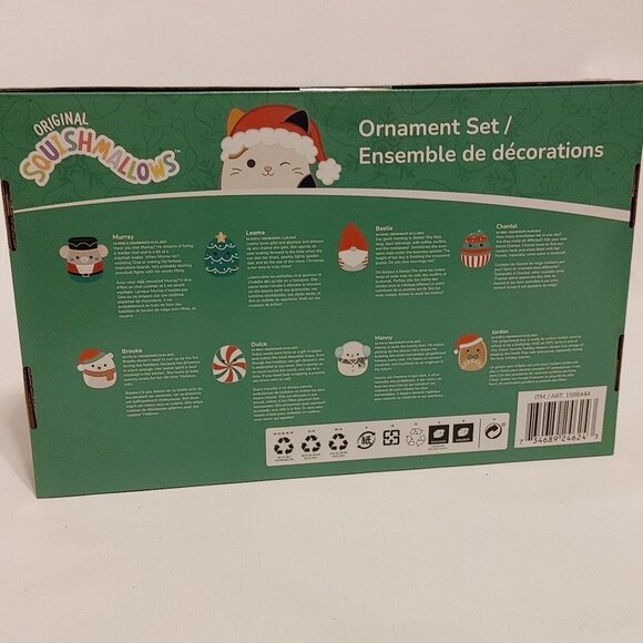 SQUISHMALLOWS Holiday Classic Collection Ornament Set of 8 SQUISHMALLOWS… - Picture 3 of 3